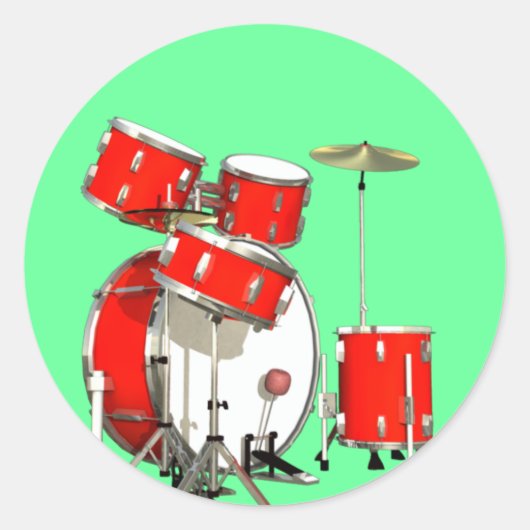 Drumset Stickers (Vorderseite)