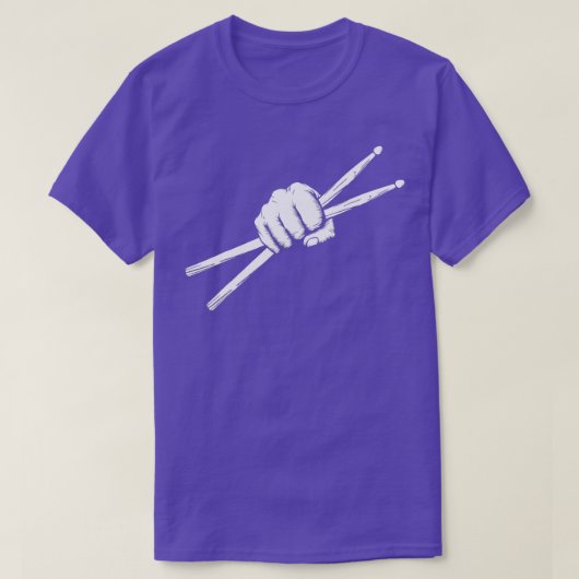 Drumsticks Drummer Drumset Drums Geschenk T-Shirt (Design vorne)