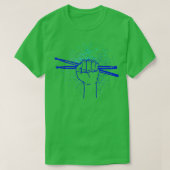 Drumsticks Rock Drummer Drums T-Shirt (Design vorne)