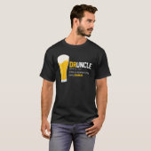 Druncel Shirt Funny Betrunken Oncle Definition Zit (Vorne ganz)