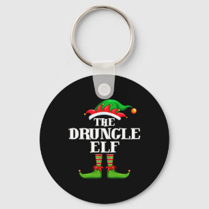 Druncle Elf Matching Family Group Weihnachtsfeiert Schlüsselanhänger