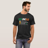 Druncle Like A Normal Uncle Only Drunker Irish St T-Shirt (Vorne ganz)