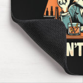 Drunk Cigs Don't Count Funny Cigarette Humor Smoki Mousepad (Ecke)