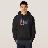Drunk Drag Queen Humor Hoodie (Vorne ganz)