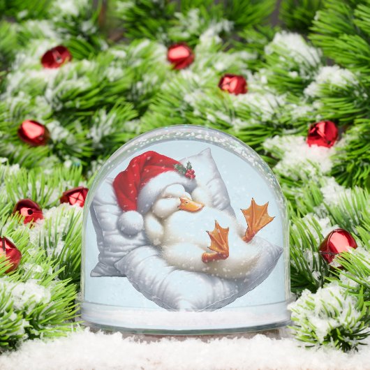 Drunk Duck Christmas Snow Globe Schneekugeln (Weihnachten)