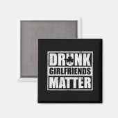 Drunk Girlfriends Funny Couple St Patricks Day 202 Magnet (Vorderseite/Rückseite)