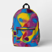 Drunk on Candy Bedruckter Rucksack (Vorderseite)