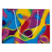 Drunk on Candy Große Geschenktüte (Rückseite)