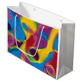 Drunk on Candy Große Geschenktüte (Vorderseite Schrägansicht)