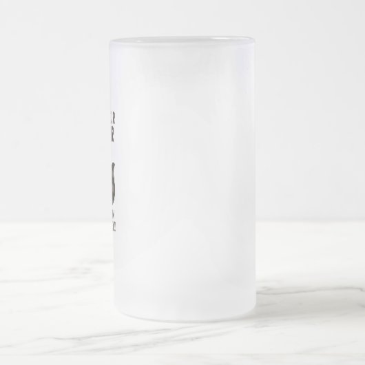 Drunk Raccoon Mattglas Bierglas (Mittel)