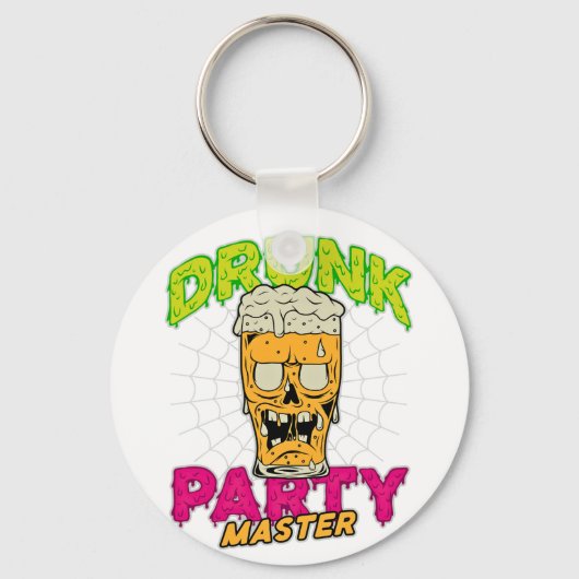 Drunk Zombie Keychain Schlüsselanhänger (Vorderseite)