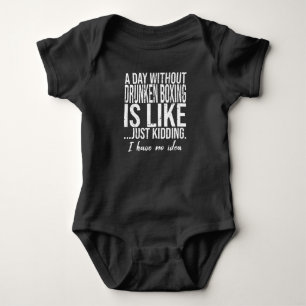Drunken Boomsportgeschenk Baby Strampler