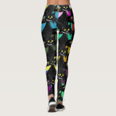 Drunken Cat Leggings (Rückseite)