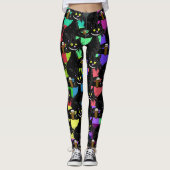 Drunken Cat Leggings (Vorderseite)