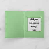 Drunken Elch Cartoon Personalisiert Geburtstagskar Karte (Innenseite)