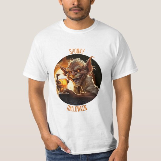 Drunken Goblin Halloween T - Shirt (Vorderseite)