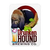 Drunken Hound Brewing Co. Magnet (Vertikal)