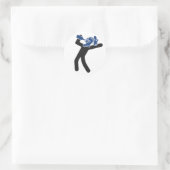 Drunken Knight Round Stickers (Tasche)