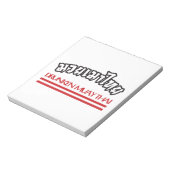 Drunken Muay Thai Notizblock (Rotiert)