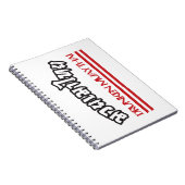 Drunken Muay Thai Notizblock (Rechte Seite)