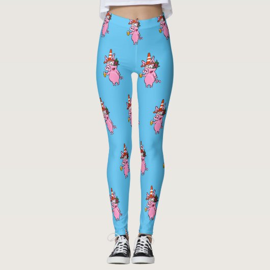 Drunken Pig Leggings (Vorderseite)