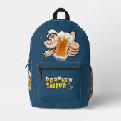 Drunken Sailor | Bedruckter Rucksack (Vorderseite)