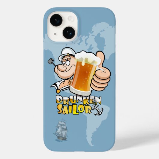 Drunken Sailor | Case-Mate iPhone Hülle (Rückseite)