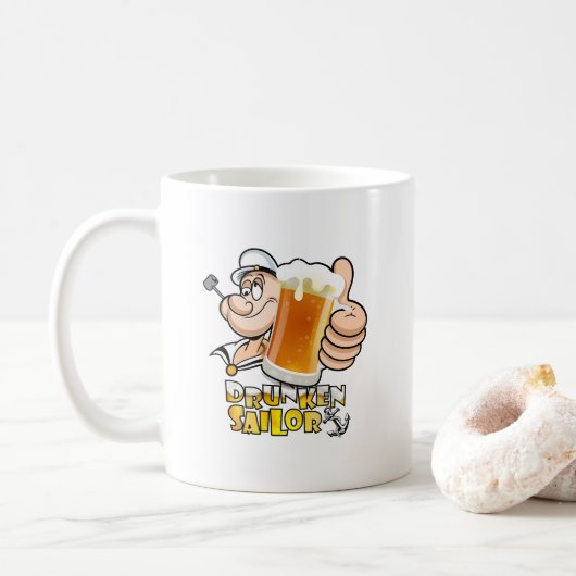 Drunken Sailor | Klassische Tasse #11 (Mit Donut)