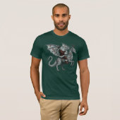 Drunken Santa Riding a Dragon T-Shirt (Vorne ganz)