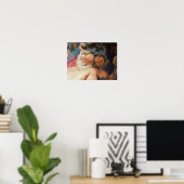 Drunken Silenus, unterstützt von Satyrs, c.1620 Poster (Heimbüro)