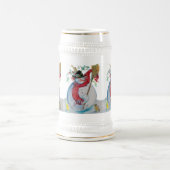 DRUNKEN SNOWMAN - Individuell Bierglas (Mittel)