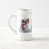 DRUNKEN SNOWMAN - Individuell Bierglas (Links)