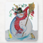 DRUNKEN SNOWMAN MOUSEPAD (Vorne)