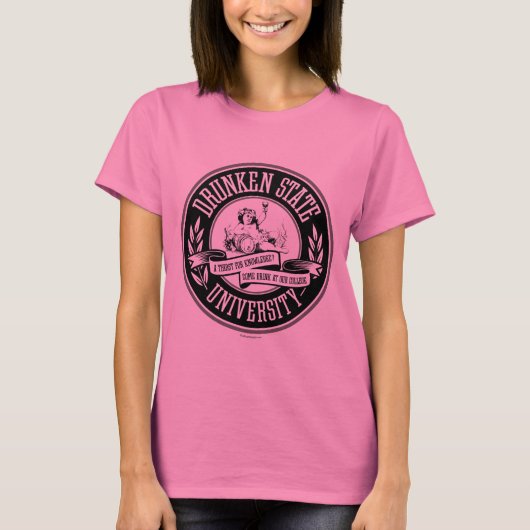 Drunken Staat University T - Shirt (Vorderseite)