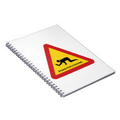 DRUNKENDE MENSCHEN ÜBERQUEREN VERKEHRSSIGN NOTIZBLOCK (Rechte Seite)