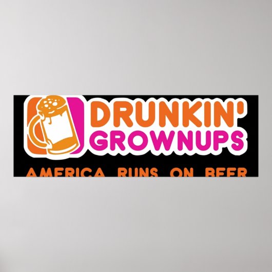 Drunkin Grownships America Version Poster (Vorne)