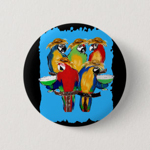 Drunkin Parrots Button