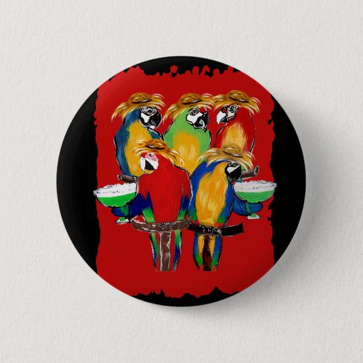 Drunkin Parrots Button (Vorderseite)