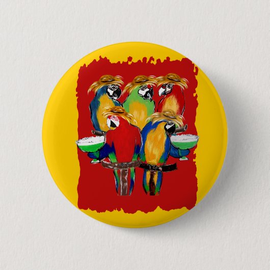 Drunkin Parrots Button (Vorderseite)