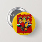 Drunkin Parrots Button (Vorne & Hinten)