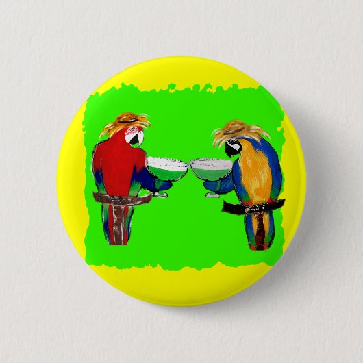 Drunkin Parrots Button (Vorderseite)
