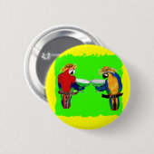 Drunkin Parrots Button (Vorne & Hinten)