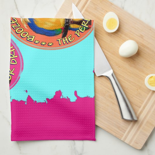 DRUNKIN PARROTS HANDTUCH (Viertel Falte)