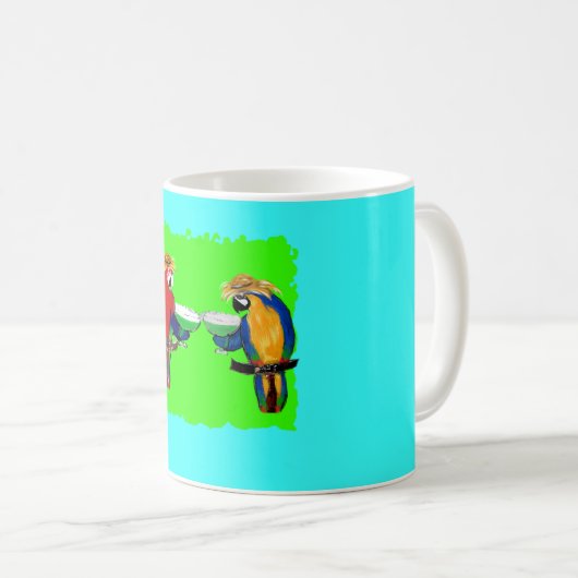 Drunkin Parrots Kaffeetasse (VorderseiteRechts)