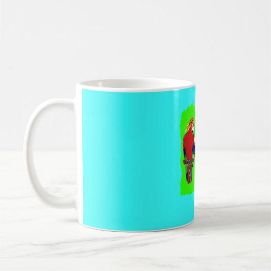 Drunkin Parrots Kaffeetasse (Links)