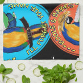 DRUNKIN PARROTS KÜCHENTUCH (Gefaltet)