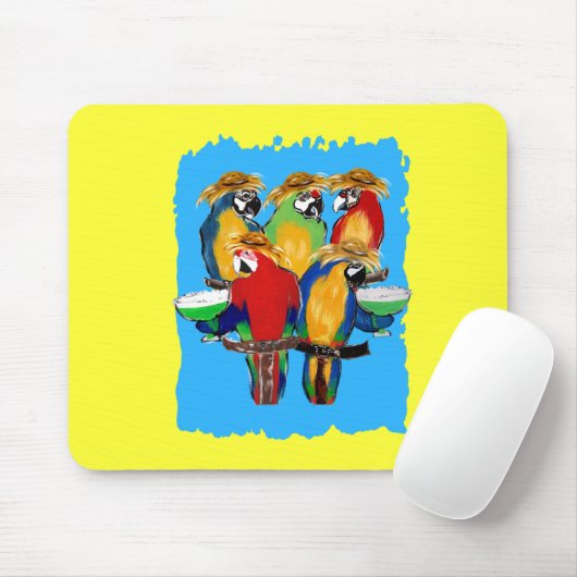 Drunkin Parrots Mousepad (Mit Mouse)