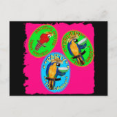 DRUNKIN PARROTS POSTKARTE (Vorderseite)