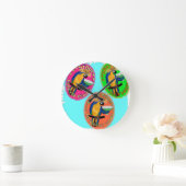 DRUNKIN PARROTS RUNDE WANDUHR (Zuhause)