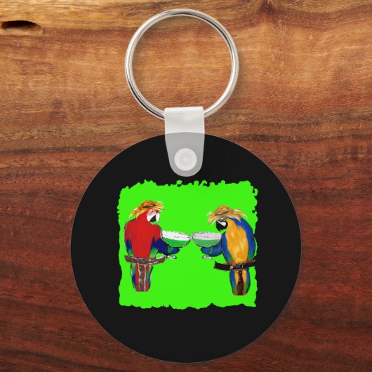 Drunkin Parrots Schlüsselanhänger (Vorderseite)
